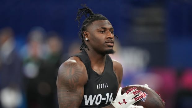 Wide receiver Xavier Legette